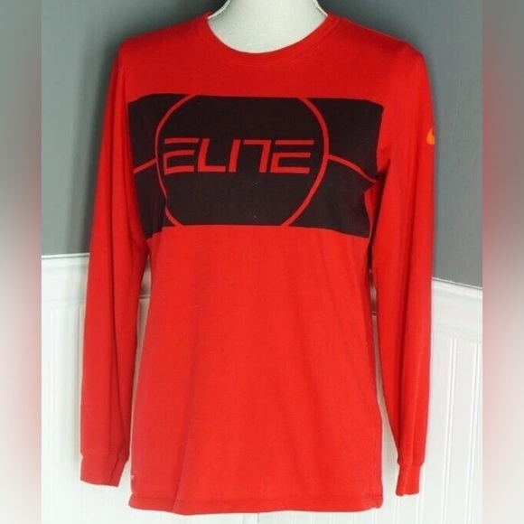 Nike Other - Nike ELITE 🎉HP🎉 Dri-Fit Red Long Sleeve Top